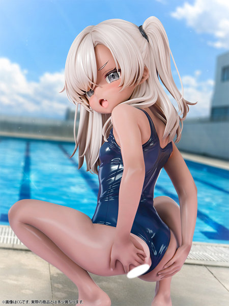 肉感少女 スク水日焼けのメスガキギャル 若山ひより 1/5スケール-1