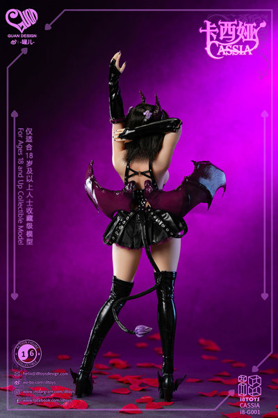 iエイトトイズ x Guan 1/6 コレクティブル カシア ヴァイオレット・サキュバス-3