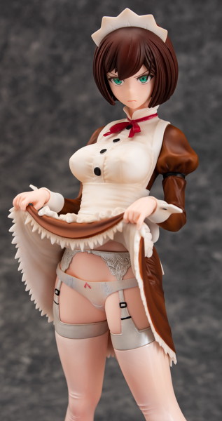 嫌な顔されながらおパンツ見せてもらいたい メイドの伊東ちとせさん クラシックブラウンver.-6