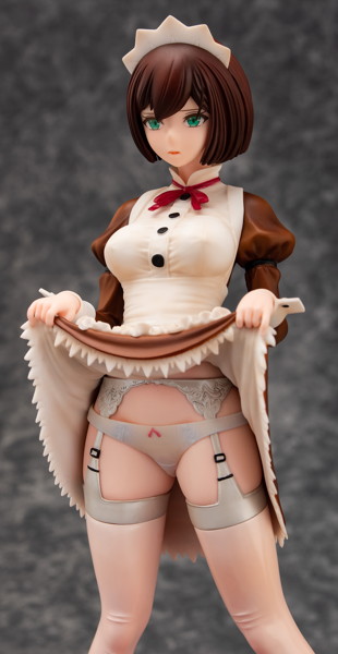 嫌な顔されながらおパンツ見せてもらいたい メイドの伊東ちとせさん クラシックブラウンver.-9