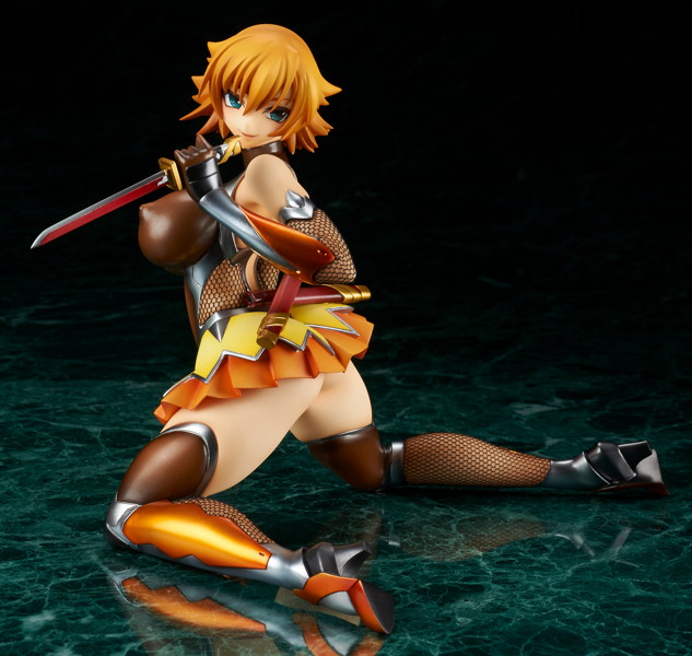 1/7スケールPVC完成塗装済 対魔忍ムラサキ-くノ一傀儡奴●に堕つ- 井河さくら-5