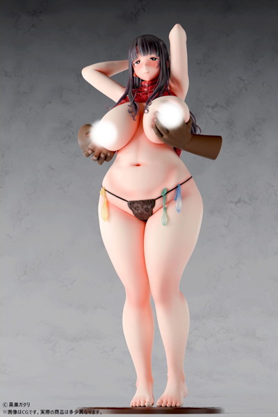 黒巣ガタリ『ワイルド式日本人妻の寝取り方』鴨添楓 眼鏡無しver. 1/6スケール-8