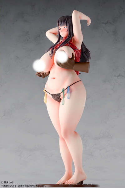 黒巣ガタリ『ワイルド式日本人妻の寝取り方』鴨添楓 眼鏡無しver. 1/6スケール-9
