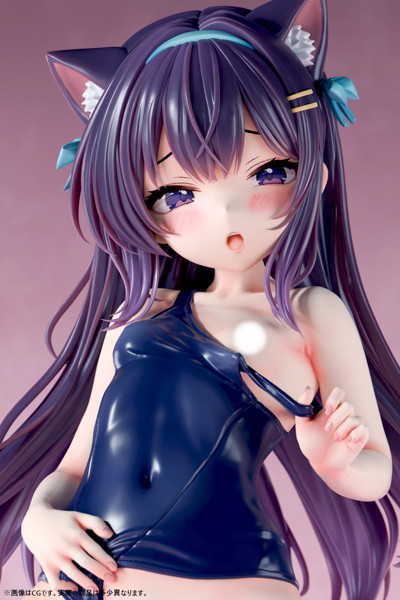 肉感少女 本当に入るの？ちび猫娘の好奇心 猫春ひめこ 1/4スケール-5
