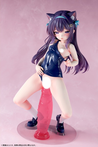 肉感少女 本当に入るの？ちび猫娘の好奇心 猫春ひめこ 1/4スケール-6