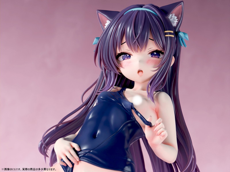 肉感少女 本当に入るの？ちび猫娘の好奇心 猫春ひめこ 1/4スケール-9