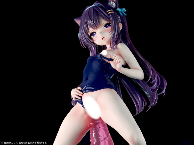 肉感少女 本当に入るの？ちび猫娘の好奇心 猫春ひめこ 1/4スケール-14