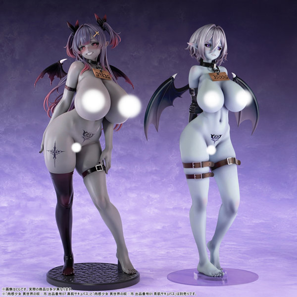 肉感少女 異世界の奴○市 出品番号07 黒肌サキュバス 1/6スケール-16