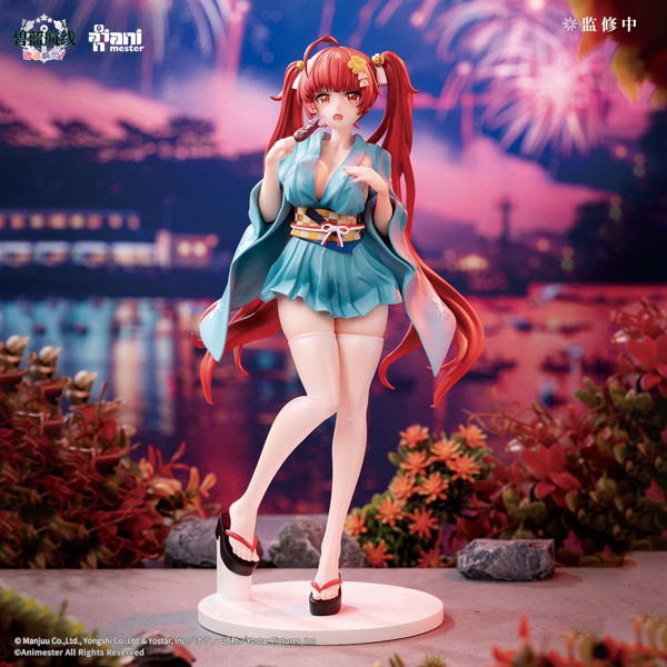AniMester アズールレーン びそくぜんしんっ！ ホノルル 浴衣Ver. 1/7スケール塗装済-7