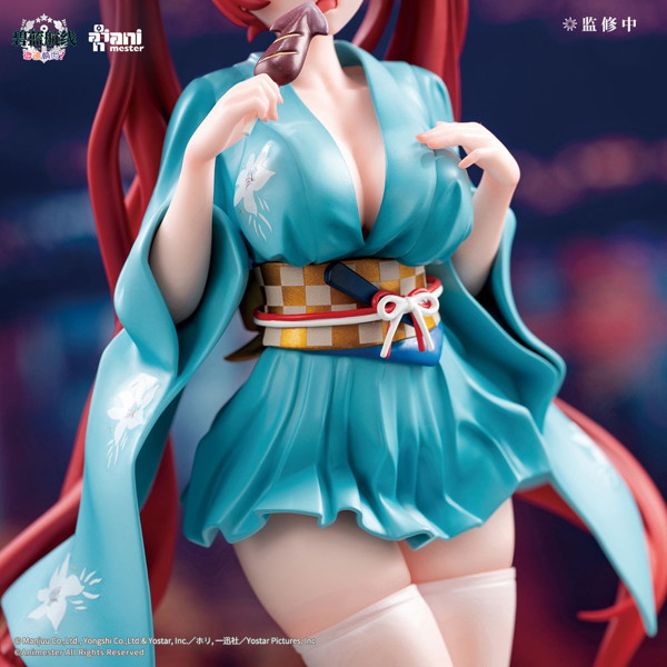 AniMester アズールレーン びそくぜんしんっ！ ホノルル 浴衣Ver. 1/7スケール塗装済-9