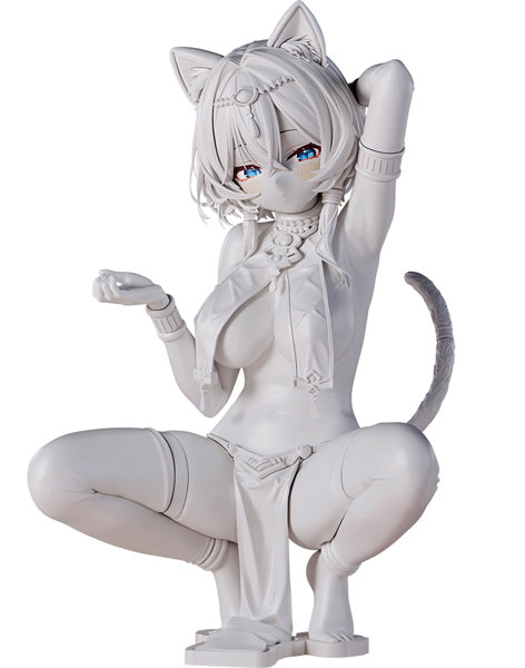 肉感少女 褐色猫娘 マウ 1/6スケール未塗装出力品 ガレージキット-14