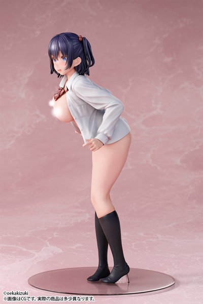 oekakizuki イラスト 間違って友達の姉ちゃんの部屋に「松山 葵」脱衣ver. 1/6スケール-2