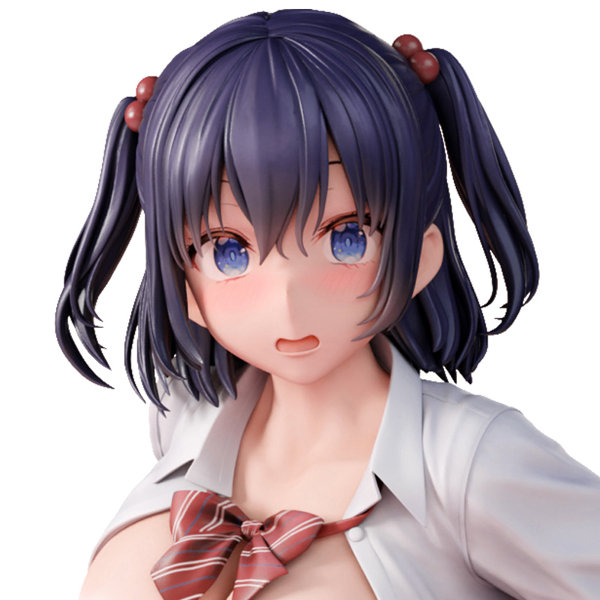 oekakizuki イラスト 間違って友達の姉ちゃんの部屋に「松山 葵」脱衣ver. 1/6スケール-17