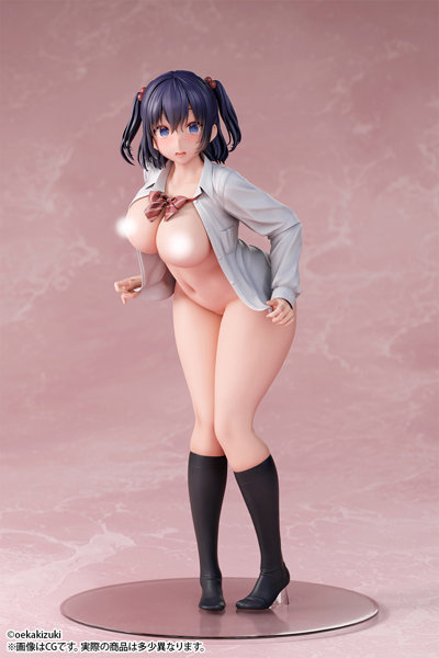 oekakizuki イラスト 間違って友達の姉ちゃんの部屋に「松山 葵」脱衣ver. 1/6スケール-18