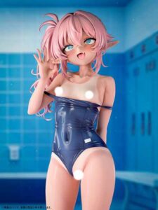 肉感少女 スク水日焼けのちっぱいエルフ ミーナ 1/5スケール塗装済み完成品フィギュア