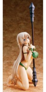 クイーンズブレイド 美しき闘士たち アレイン 水着で完全敗北！やわらかフィギュア